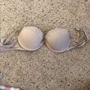 Calvin Klein 34B nude bra with lace detailing